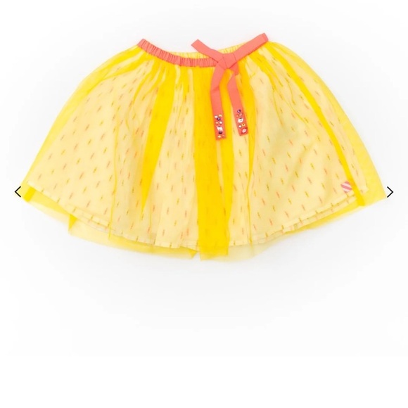 Billieblush Bow-Detailed Yellow Tulle Skirt with Pink Accents
SZ 10 - Picture 1 of 14